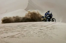 Ofiara w pierwszym etapie Abu Dhabi Desert Challenge.