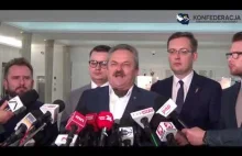 Konferencja prasowa ws. ataku na polskiego ambasadora (Konfederacja)