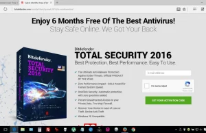 Bitdefender Total Security 2016 z kluczem na 6 miesięcy