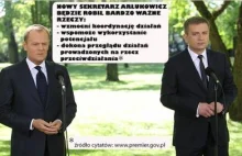 zadania które Tusk powierzył nowemu sekretarzowi stanu