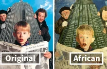 Afrykańskie wersje plakatów filmowych z lat 80’ i 90’