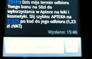 Nowy sposób sms-owych naciągaczy.