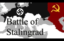 filmik prezentujący przebieg bitwy w Stalingradzie