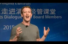 Wykład Marka Zuckerbega po chińsku.