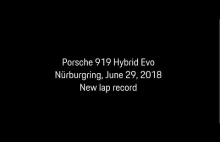 Porsche pobiło rekord okrążenia Nurburgring w POTĘŻNYM 919 EVO
