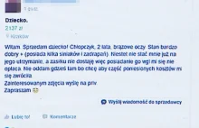 Chciała na facebooku sprzedać 2-letniego syna