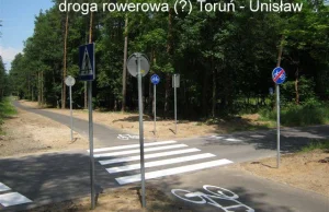 "Droga rowerowa" Toruń - Unisław