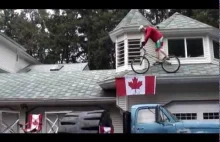 Rowerem po dachu - Kanadyjskie Mam Talent