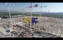Plac budowy reaktora ITER z góry - Czerwiec 2015