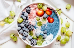 Gotuj z Wykopem - BLUE CHIA PUDDING & PINK NICECREAM