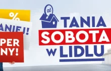 „Tania sobota” - Lidl promocją odpowiada na ograniczenie handlu w niedziele