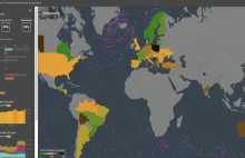Mapa produkcji energii elektrycznej na świecie w czasie rzeczywistym