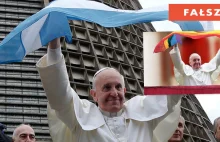 Czy papież machał tęczową flagą LGBT?