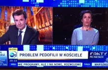 Dziennikarka Wyborczej w TVN24 mówi kto najwięcej zrobił dla ofiar pedofilów
