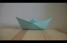 Origami. Jak zrobić łódź z papieru (lekcja wideo)