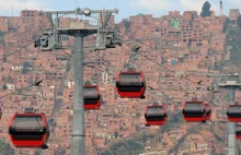 Boliwia. Wiszące 'metro' w La Paz