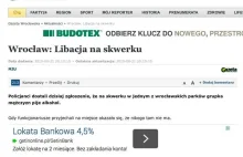 Libacja na skwerku