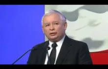 Konferencja prasowa Prezesa Prawa i Sprawiedliwości Jarosława Kaczyńskiego...