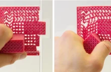 Ta wydrukowana w 3D klamka porusza się mimo braku mechanicznych części