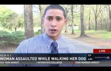 Pies uratował właścicielkę przed gwałtem.