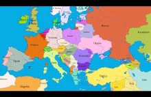 Tak zmieniała się mapa Europy na przestrzeni lat 1000-2000