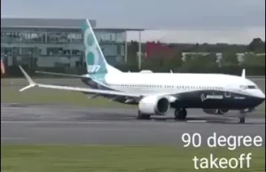 Pionowy start Boeinga 737 MAX