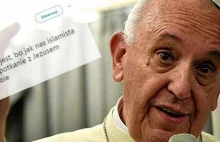 Papież Franciszek celnie wyśmiany na TT przez... polskiego zakonnika