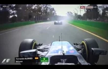 Mega kraksa Fernando Alonso podczas wyścigu Melbourne 2016