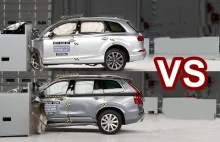 Kolosalna różnica wyniku crash testu Volvo XC90(2016) kontra Audi Q7(2017)