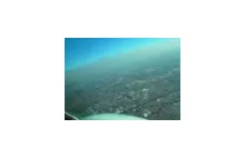 Widok z kokpitu podczas lądowania Airbus A 320