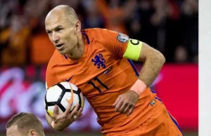Arjen Robben ogłosił zakończenie reprezentacyjnej kariery