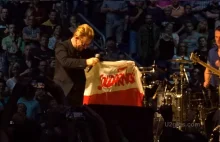 U2 z polską flagą w Berlinie