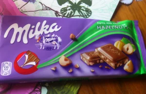 Reklamacja Milka (Mondelez) - skorupa w czekoladzie.