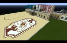 Pałac Branickich odtworzony w Minecraft (timelapse)