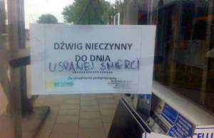 Dźwig nieczynny do usranej śmierci. Bareja w Warszawie