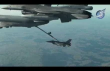 Tankowanie F-16 w powietrzu