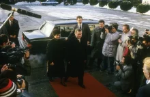 Wałęsa prezydentem RP. Przekazanie insygniów władzy 22.12.1990