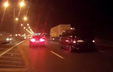 [Autostrada A4] Kolejny szeryf hamuje na lewym pasie