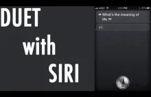 Siri śpiewa w duecie z człowiekiem