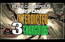 Elite: Dangerous Interdicted by 3 Thargoids and Strange lights