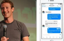 Mark Zuckerberg potwierdza: 'Messenger skanuje wszystkie wiadomości'. Dla...