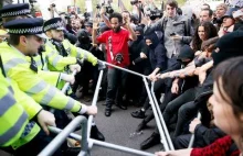 Zamieszki w Londynie przeciw wybraniu Camerona na kolejną kadencję
