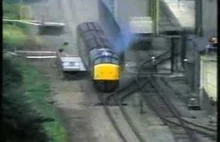 Zderzenie pociągu z metalem o wadze 50 ton.