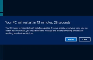 Aktualizacja Windows 10 zrestartowała komputer podczas badania pod narkozą