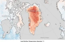 Grenlandia: Temperatura dodatnia - jest 20 stopni cieplej niż zwykle!! -...