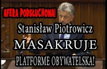 Stanisław Piotrowicz miażdży Platformę Obywatelską w/s afery podsłuchowej
