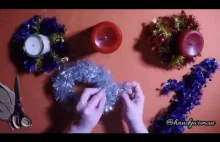 DIY How to make a wreath on a candle?