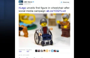 LEGO: powstanie pierwsza figurka osoby niepełnosprawnej