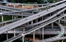 W Chinach otwarto najbardziej pogmatwany węzeł drogowy na świecie