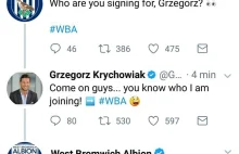 West Bromwich trolluje Grzesia Krychowiaka